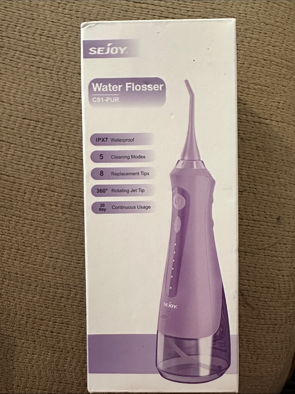SEJOY Water Flosser - Purple